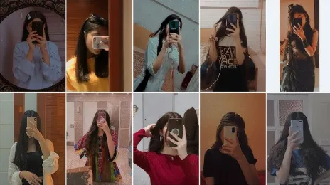 Best Hidden Face Girl Pic for Instagram DP Collection
